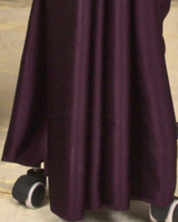 PLAIN SATIN SAREE - RUBY WINE