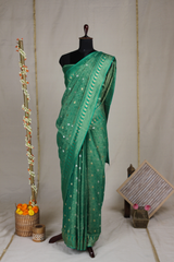 ZARPAAN CREPE - GREEN