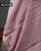 Pastel Tissue Petal Border: Lavender Mysore Crepe Silk Saree