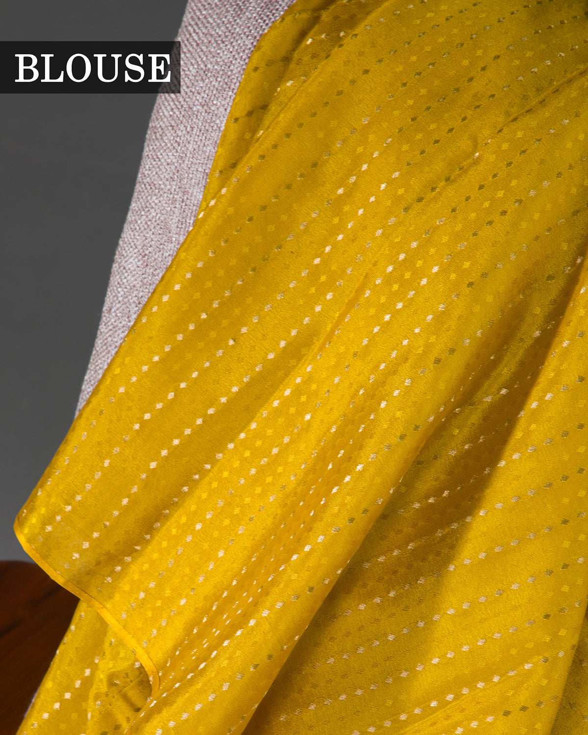 Rangkart - Yellow and Rani Pink Mysore Crepe Silk Saree