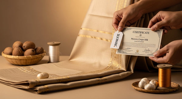The Pure Silk Test — Identifying Authentic Mysore Crepe