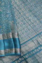 BROCADE CREPE - OCEAN BLUE