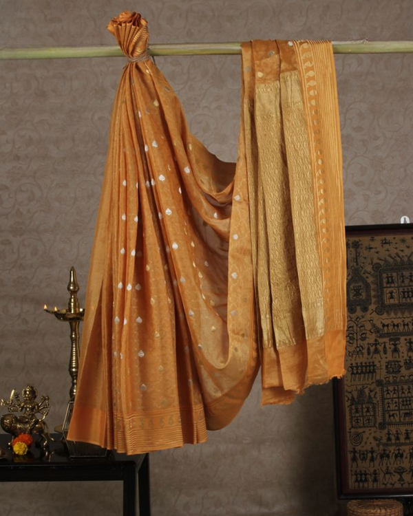 ZARPAAN CREPE - YELLOW
