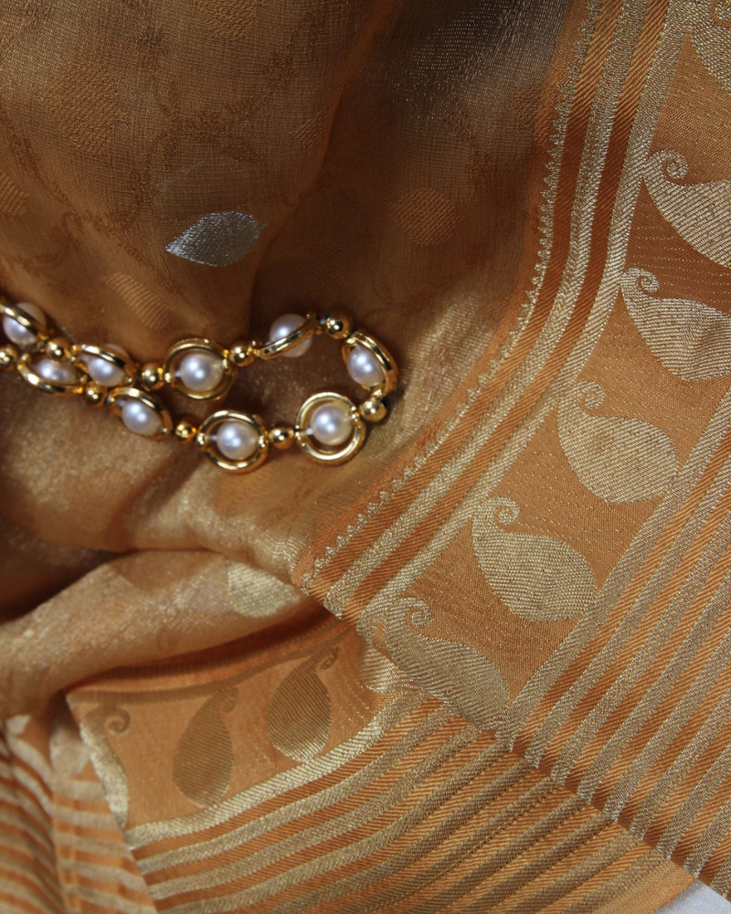 ZARPAAN CREPE - YELLOW