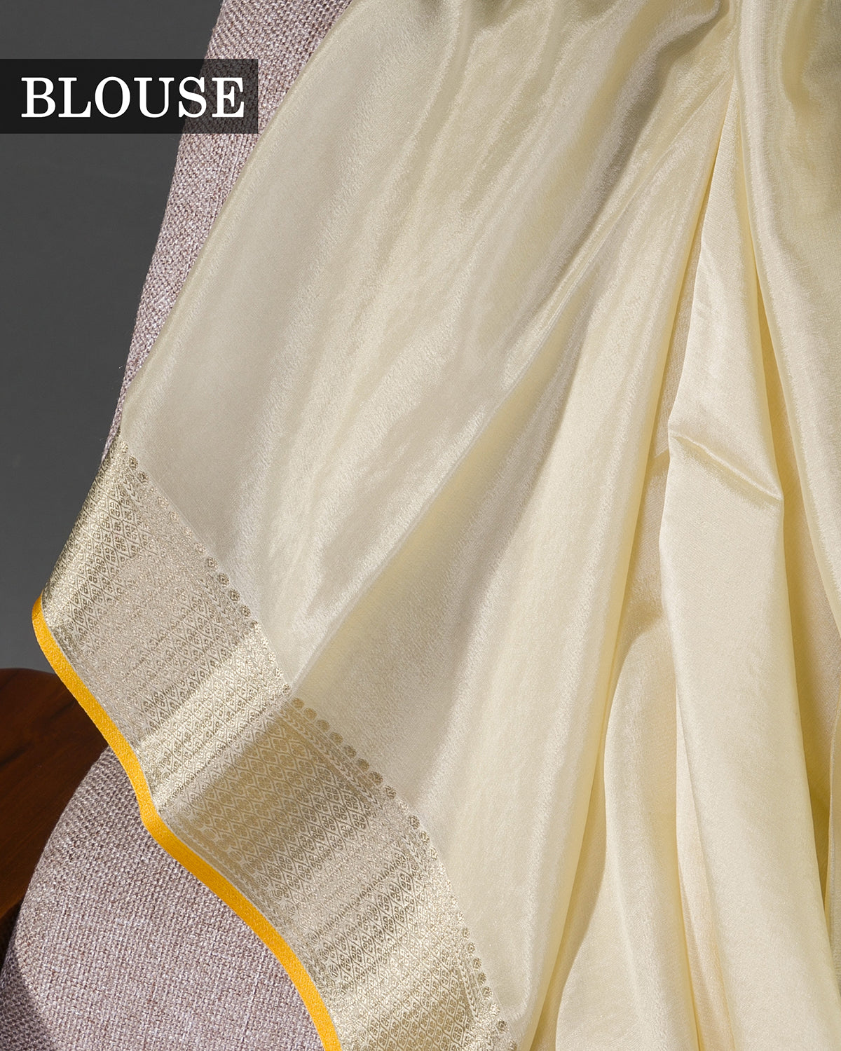 Meenakari Jaal - Offwhite Mysore Crepe Silk Saree