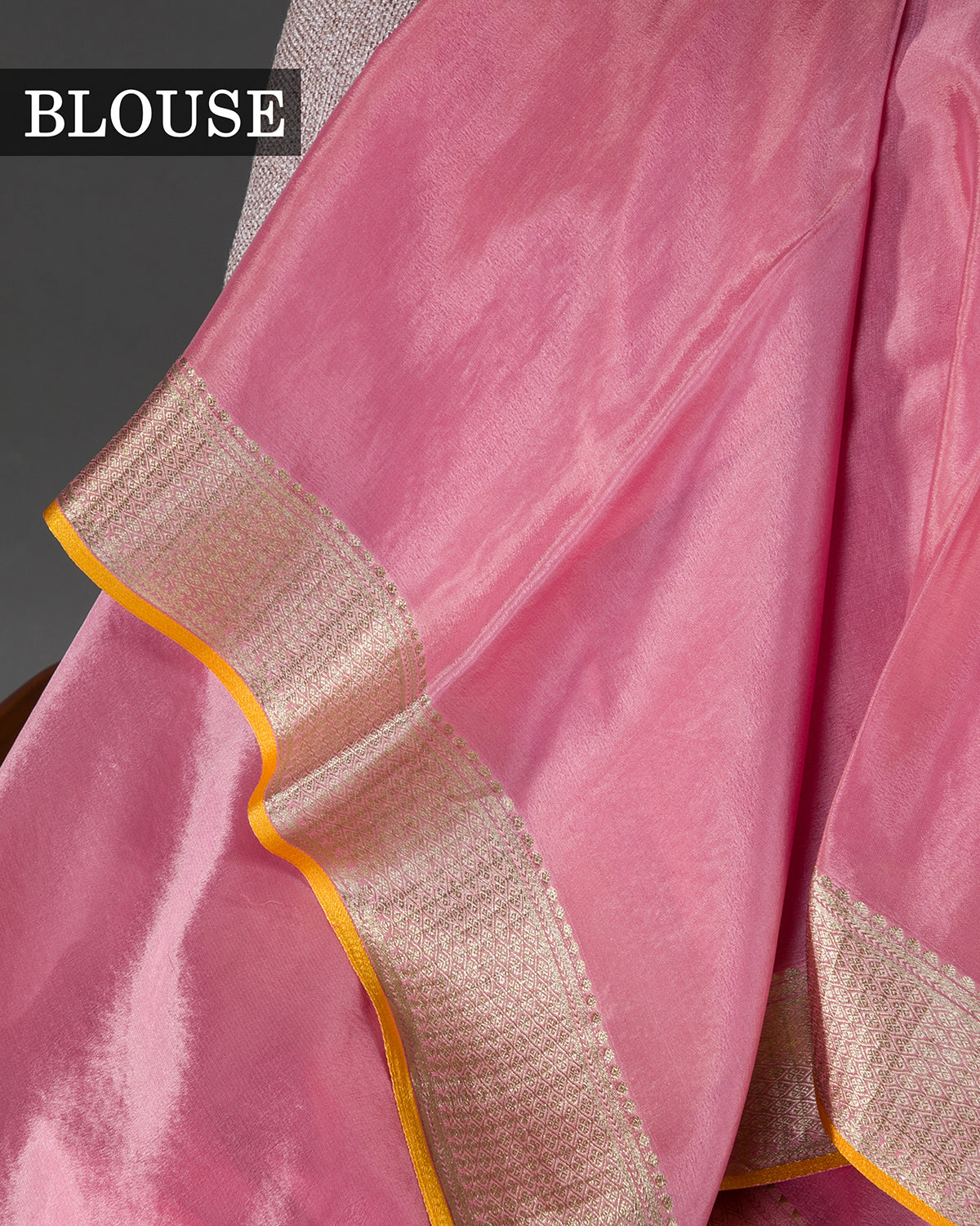 Meenakari Jaal - Pink Mysore Crepe Silk Saree
