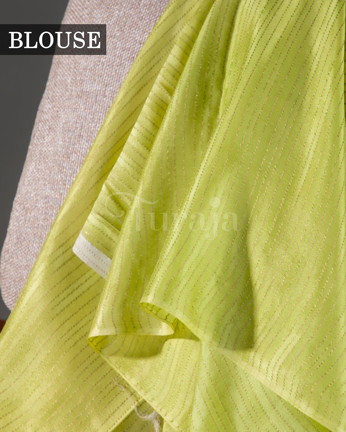Floral Garden: Sky Blue Mysore Crepe Silk Saree