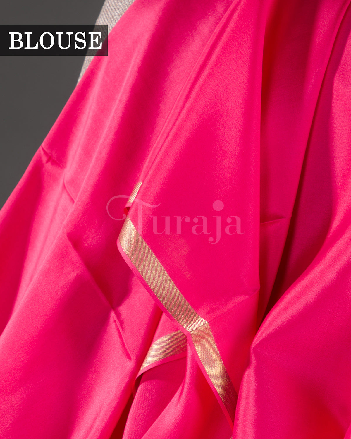 Moonlit: Pink Mysore Crepe Silk Saree