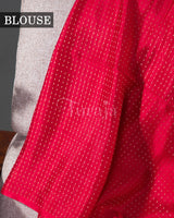 Mayuri: Red Mysore Crepe Silk Saree
