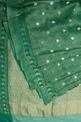 ZARPAAN CREPE - GREEN
